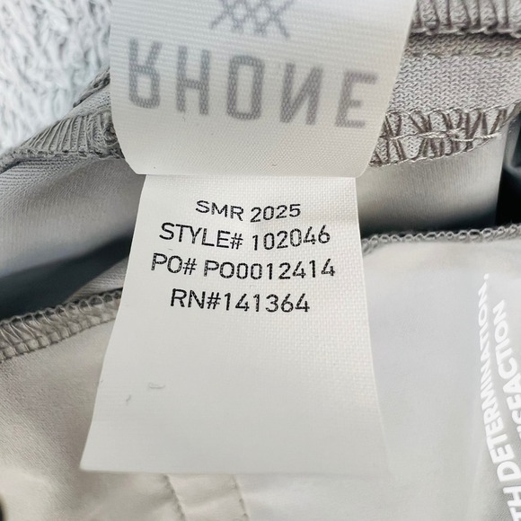 Rhone Commuter Pro Trouser Men's 33x32 Griffin Grey Plaid Flex-Knit Slim NWT - Picture 11 of 12